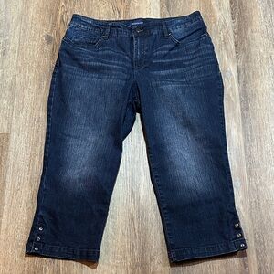 Bandolino Dark Wash Cropped Jeans